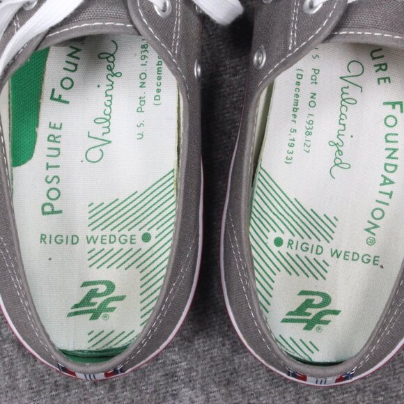 PF Flyers Sneakers Center Lo Reissue Gray Grey MC1002NV Mens Size 12 - Picture 13 of 14